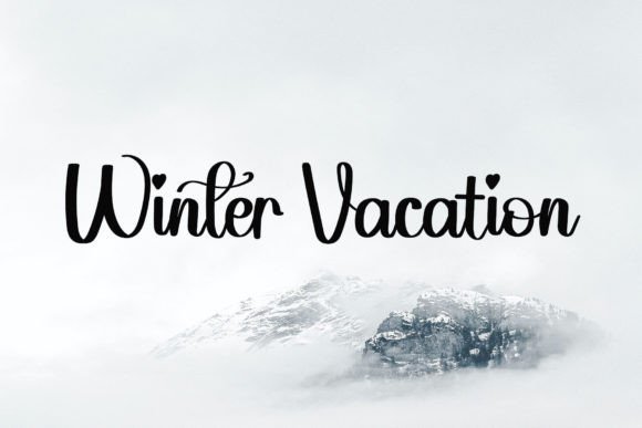 Hello Winter Font Poster 5