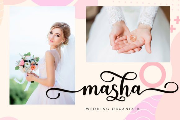 Hello Yustina Script Font Poster 4