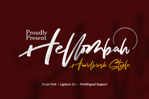 Hellombah Font Poster 1