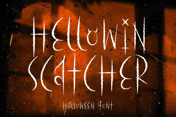 Hellowin Scatcher Font Poster 1
