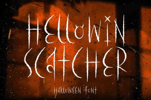 Hellowin Scatcher Font Hellowin Scatcher Font Poster 1