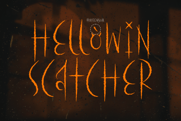 Hellowin Scatcher Font Poster 12