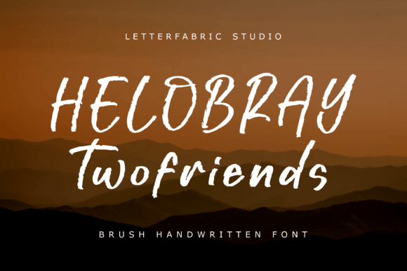 Helobray Twofriends Font