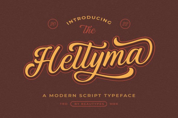 Heltyma Font Poster 1