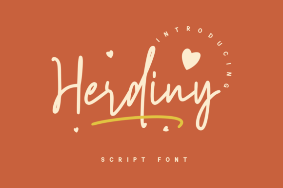 Herdiny Font Herdiny Font Poster 1