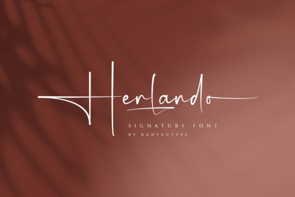 Herlando Font Poster 1