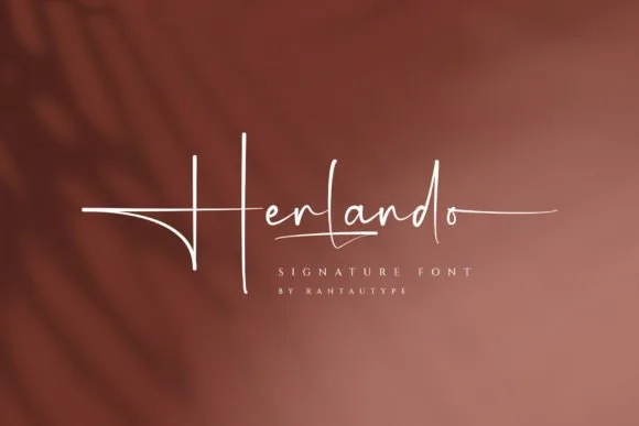 Herlando Font Herlando Font Poster 1