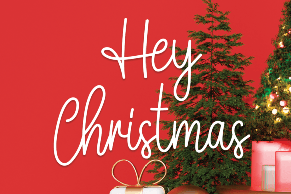 Hey Christmas Font Poster 1