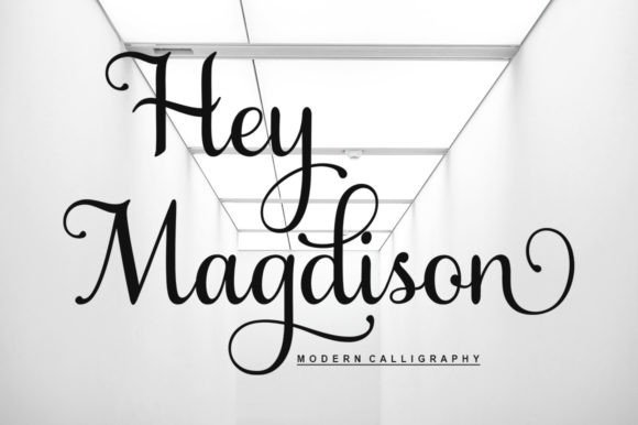 Hey Magdison Font Poster 1