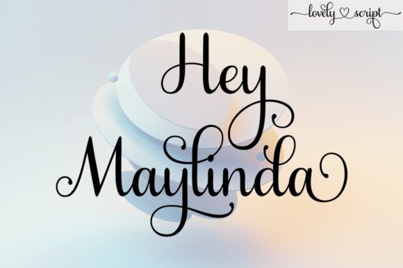 Hey Maylinda Font Poster 1