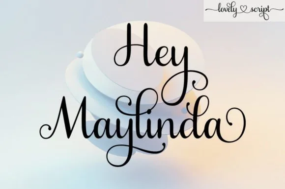 Hey Maylinda Font Hey Maylinda Font Poster 1