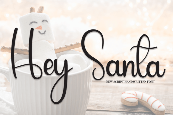 Hey Santa Font Poster 1