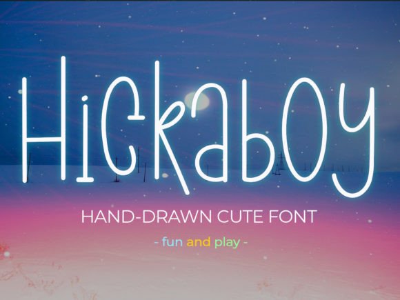 Hickaboy Font Poster 1