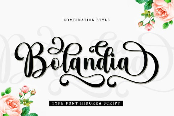 Hidorka Font Poster 3
