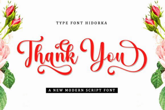 Hidorka Font Poster 8