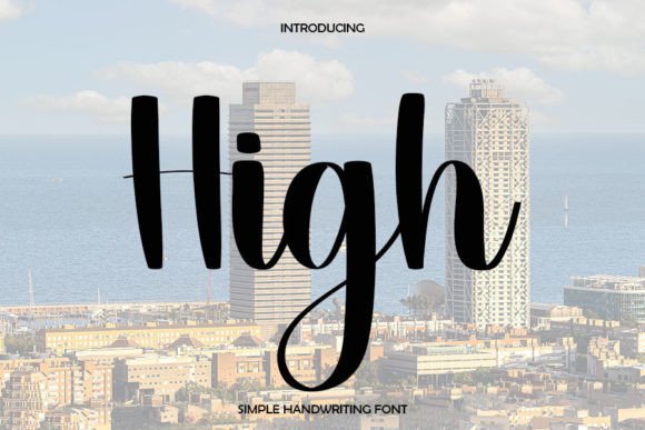 High Font Poster 1