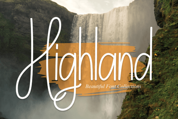 Highland Font Poster 1