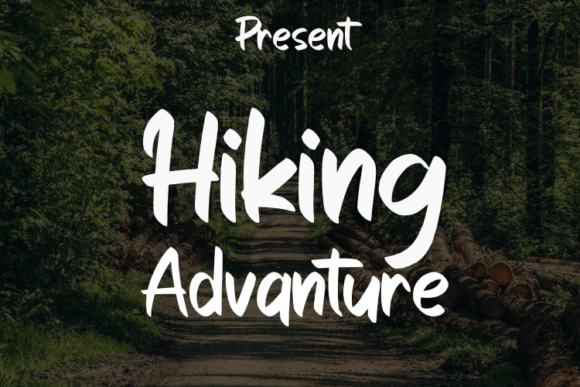 Hiking Advanture Font Poster 1