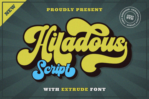 Hiladous Font Poster 1