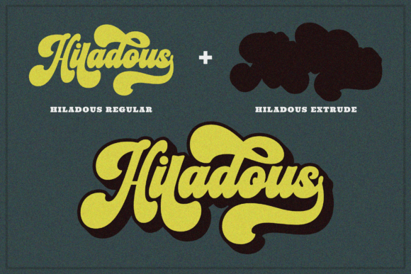 Hiladous Font Poster 3