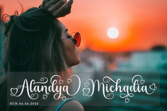 Hilender Rhapsody Font Poster 14