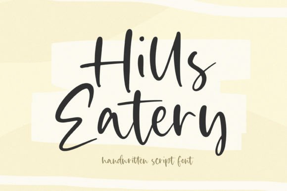 Hills Eatery Font Poster 1
