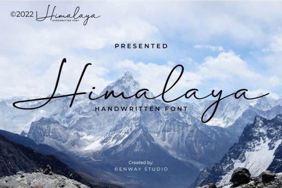 Himalaya Font Poster 1