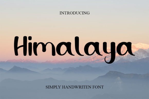 Himalaya Font Poster 1