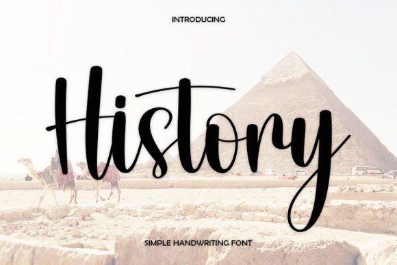 History Font Poster 1