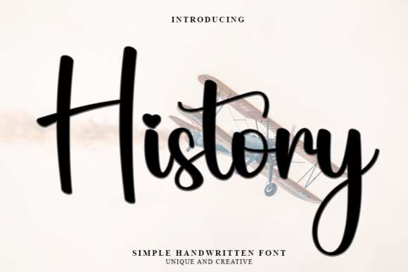 History Font Poster 1