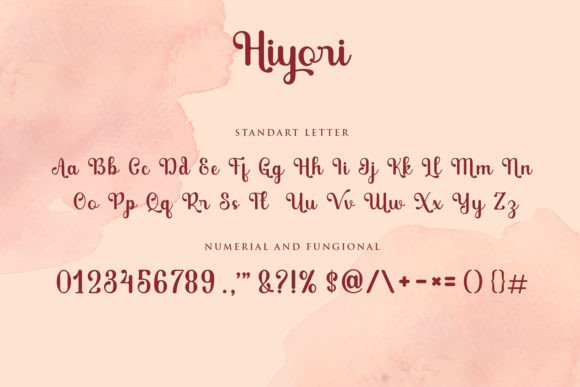 Hiyori Font Poster 13