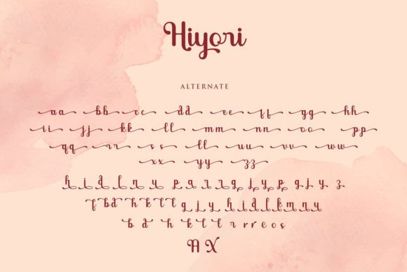 Hiyori Font Poster 14