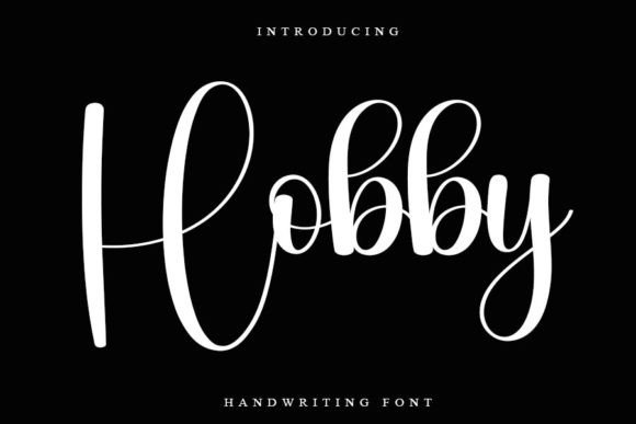 Hobby Font Poster 1