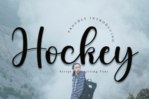 Hockey Font Poster 1