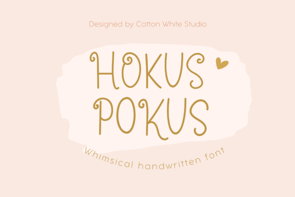 Hokus Pokus Font