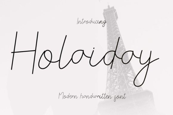 Holaiday Font Poster 1