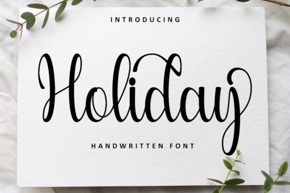 Holiday Font