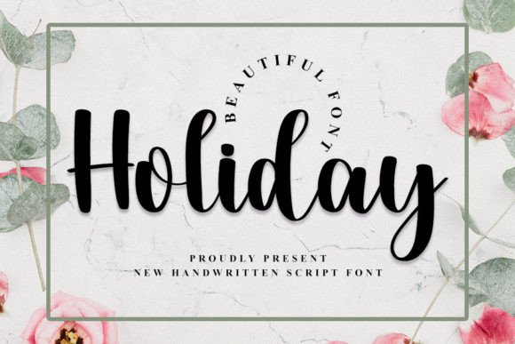 Holiday Font Poster 1