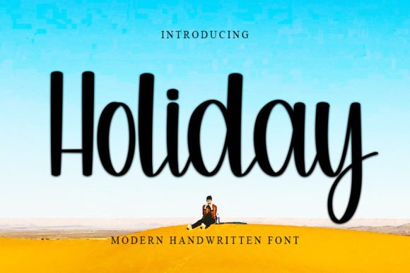 Holiday Font Poster 1