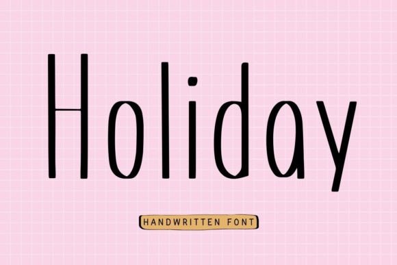 Holiday Font