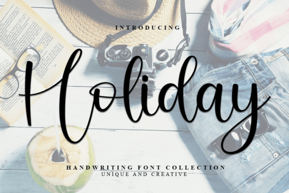 Holiday Font Holiday Font Poster 1
