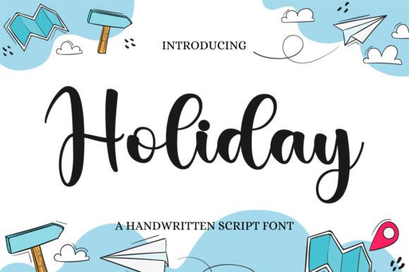 Holiday Font Poster 1