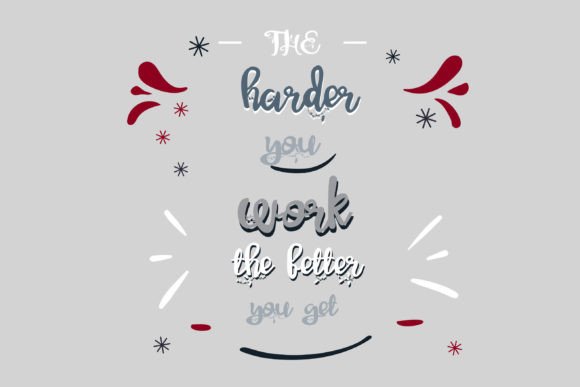 Holiday Berry Font Poster 4