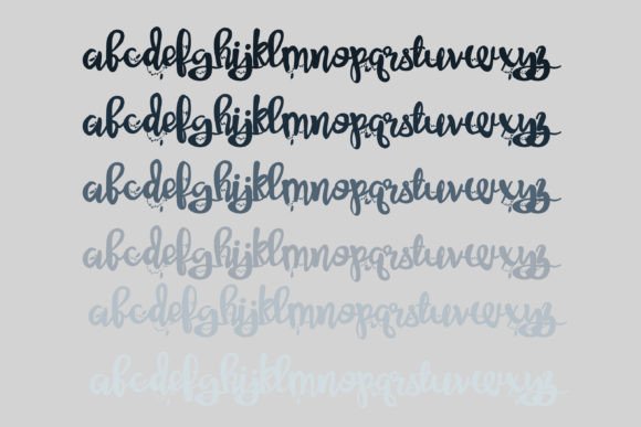 Holiday Berry Font Poster 6