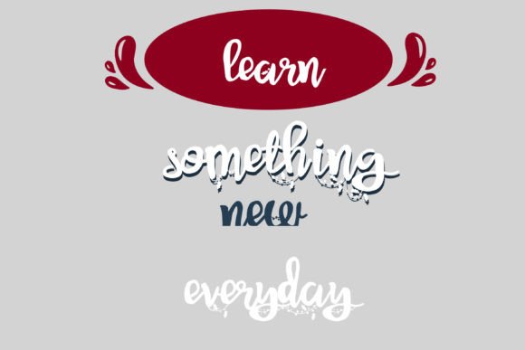 Holiday Berry Font Poster 7
