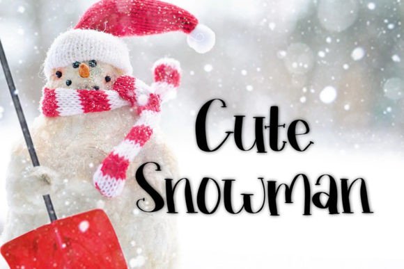 Holiday Christmas Font Poster 2