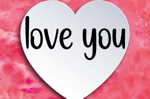 Holiday Valentine Font Poster 2