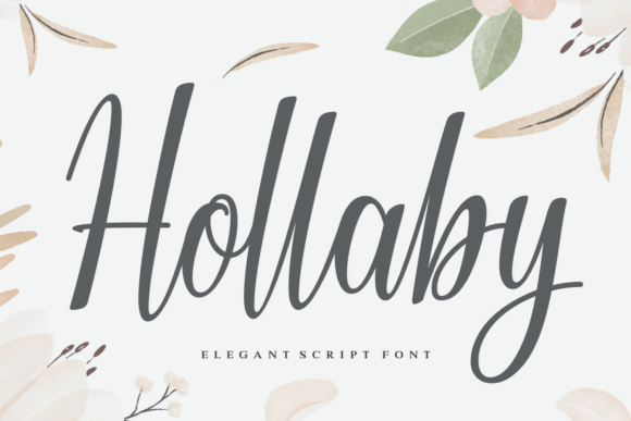 Hollaby Font Poster 1