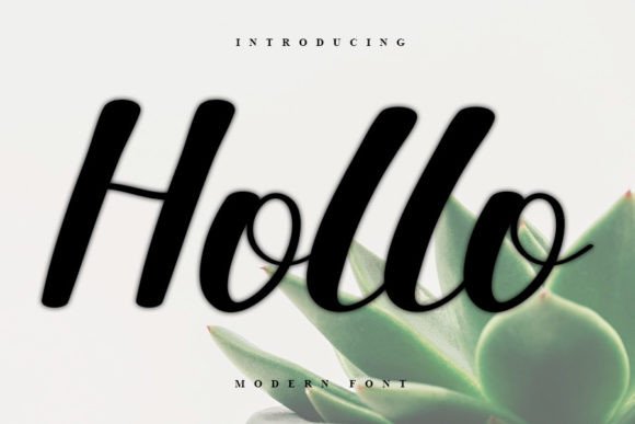 Hollo Font Poster 1