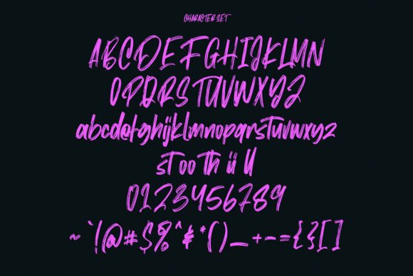 Hollow Crows Font Poster 8